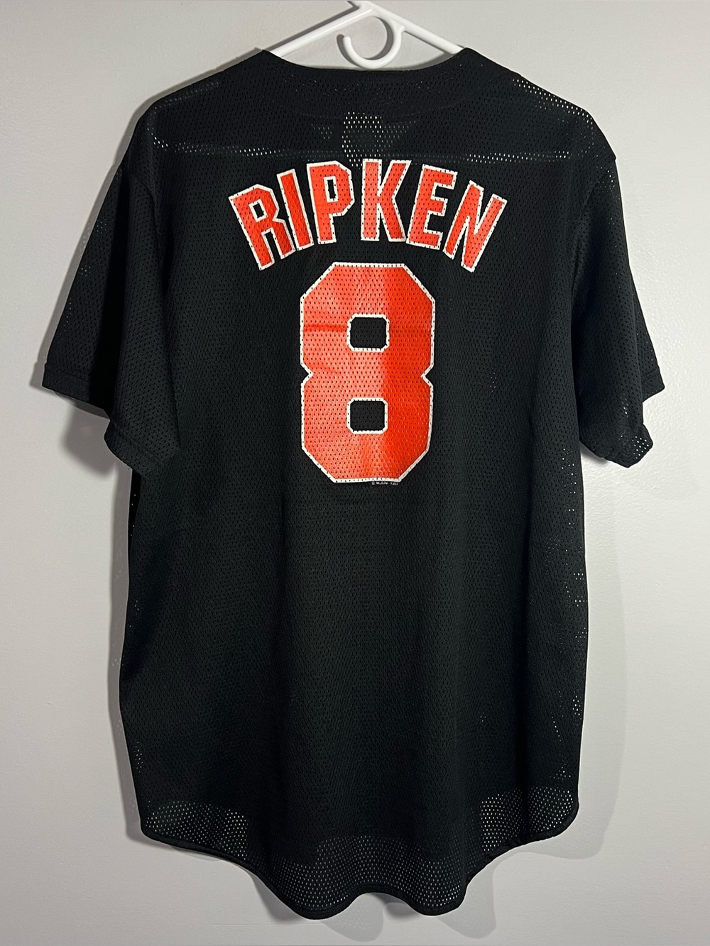 Vintage Off The Bench Baltimore Orioles Cal Ripken Jr Black Jersey Mens Large